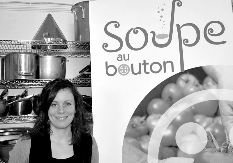 Émélie Lapierre des cuisines collectives La Soupe au bouton