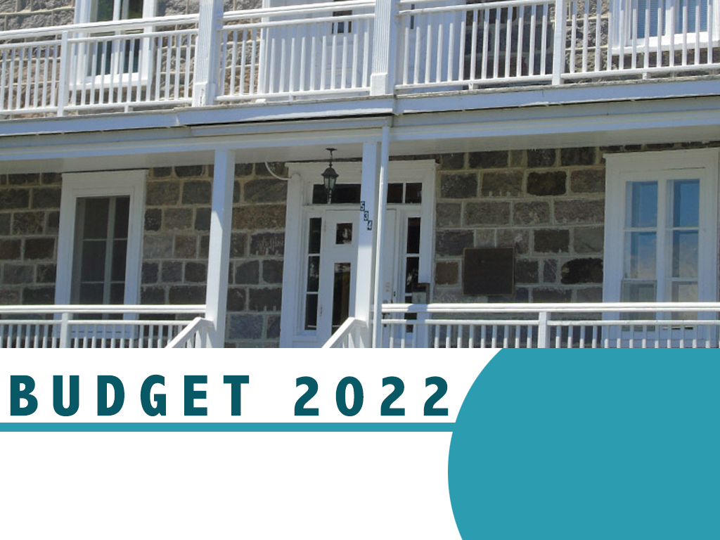 Le budget 2022 de la Municipalité de Saint-François-de-la-Rivière-du-Sud