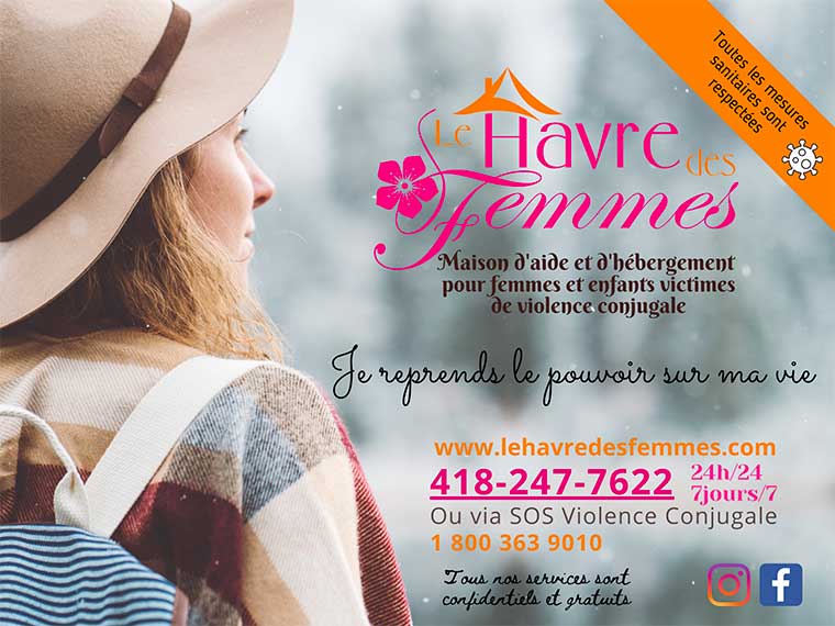 Le Havre des Femmes 418-247-7622