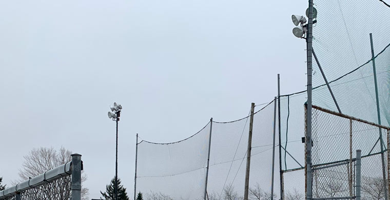 filet terrain de baseball de Saint-François