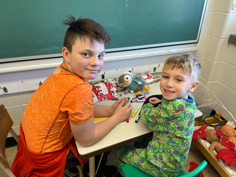 Des cartes de Noël pour les personnes âgées