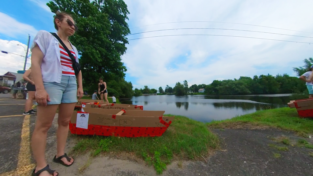 bateau de carton